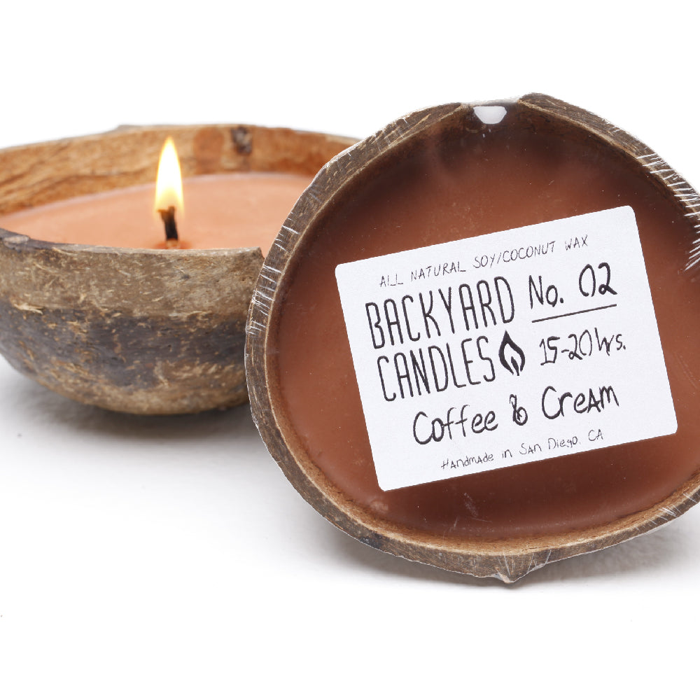 coffee and cream candle
