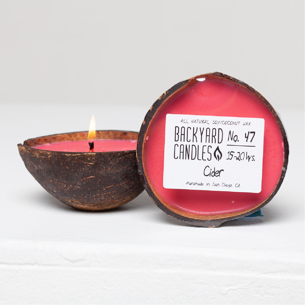 cider coconut candle