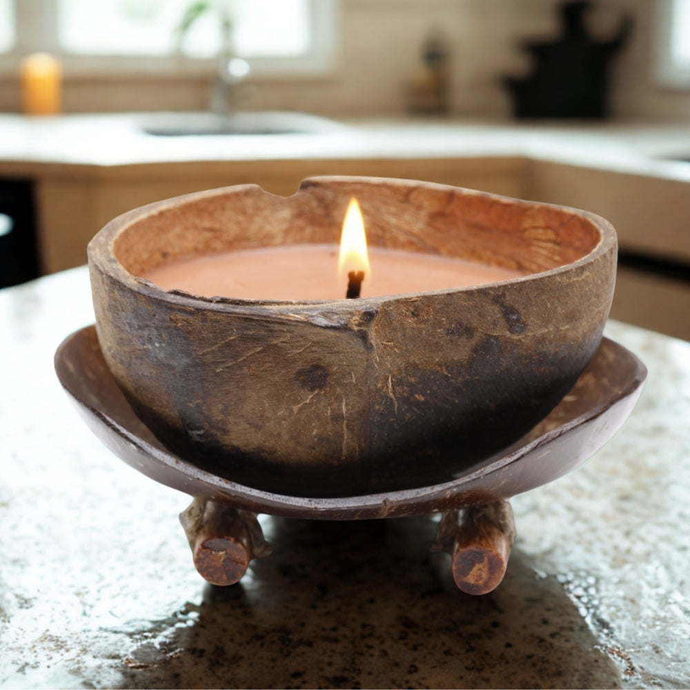 Coconut Candle Tray
