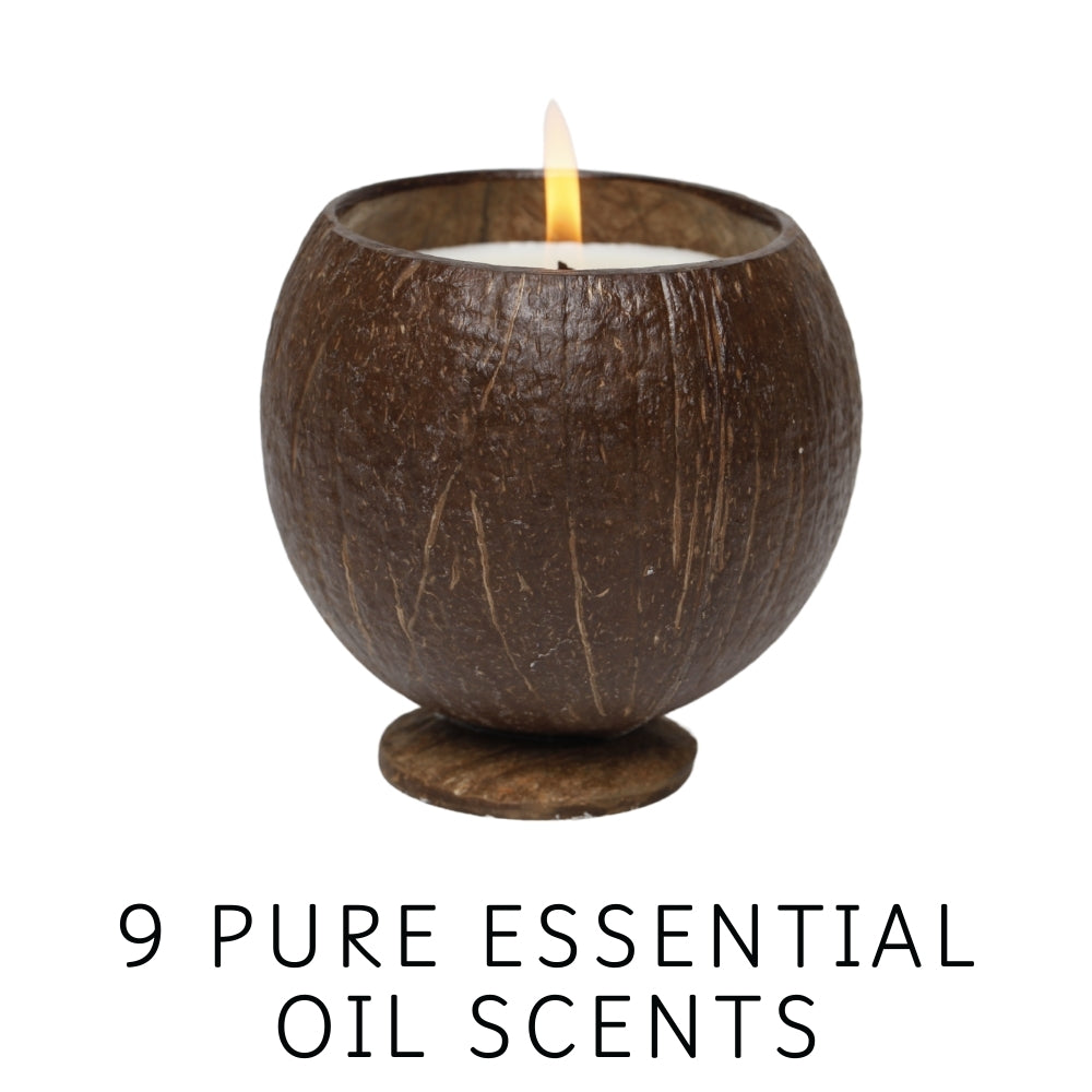
                      
                        OVERSTOCK Essential Oil 10oz Coconut Cup Candle
                      
                    