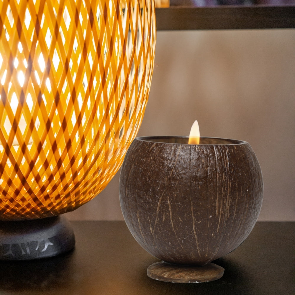 
                      
                        OVERSTOCK Essential Oil 10oz Coconut Cup Candle
                      
                    