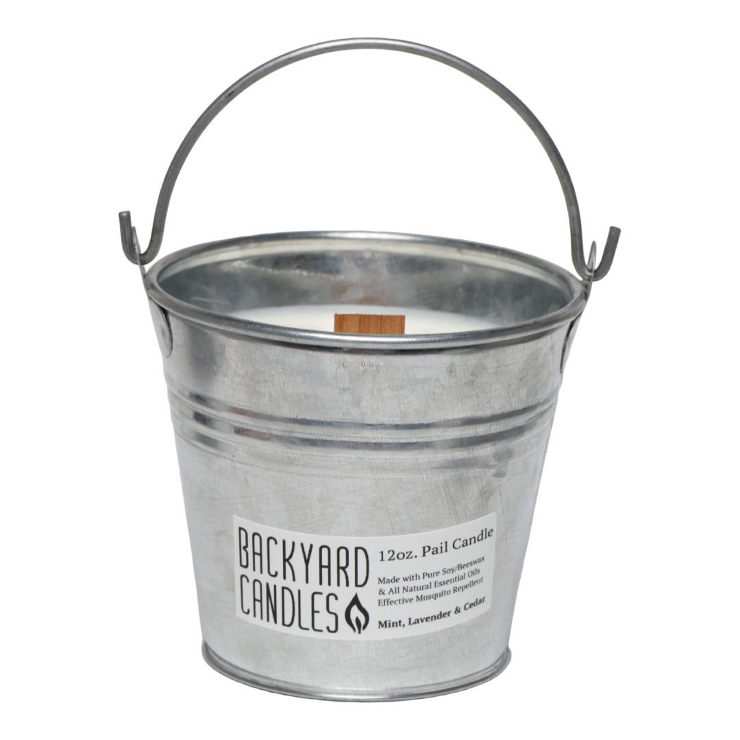 12oz backyard candle outdoor pail