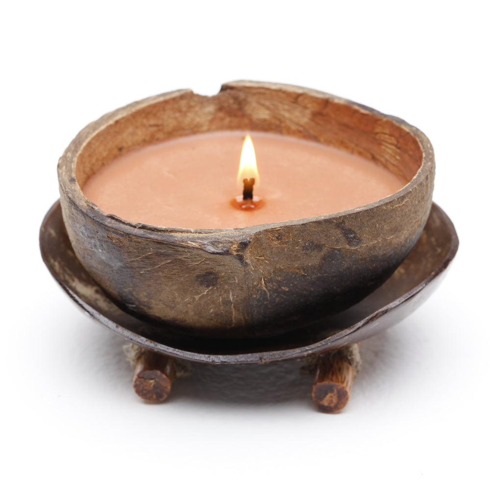 6oz Coconut Bowl Candle w/ TRAY