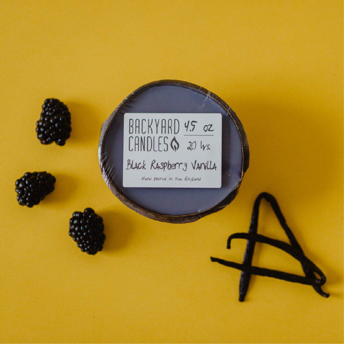 black raspberry vanilla candle