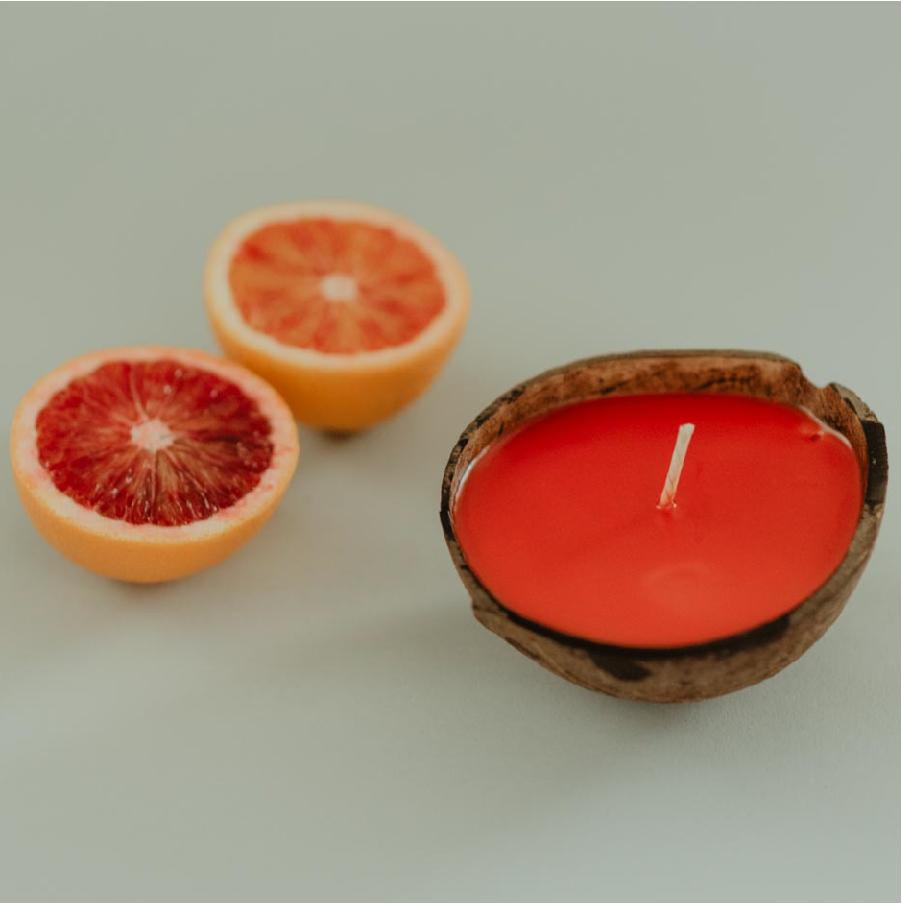 blood orange candle