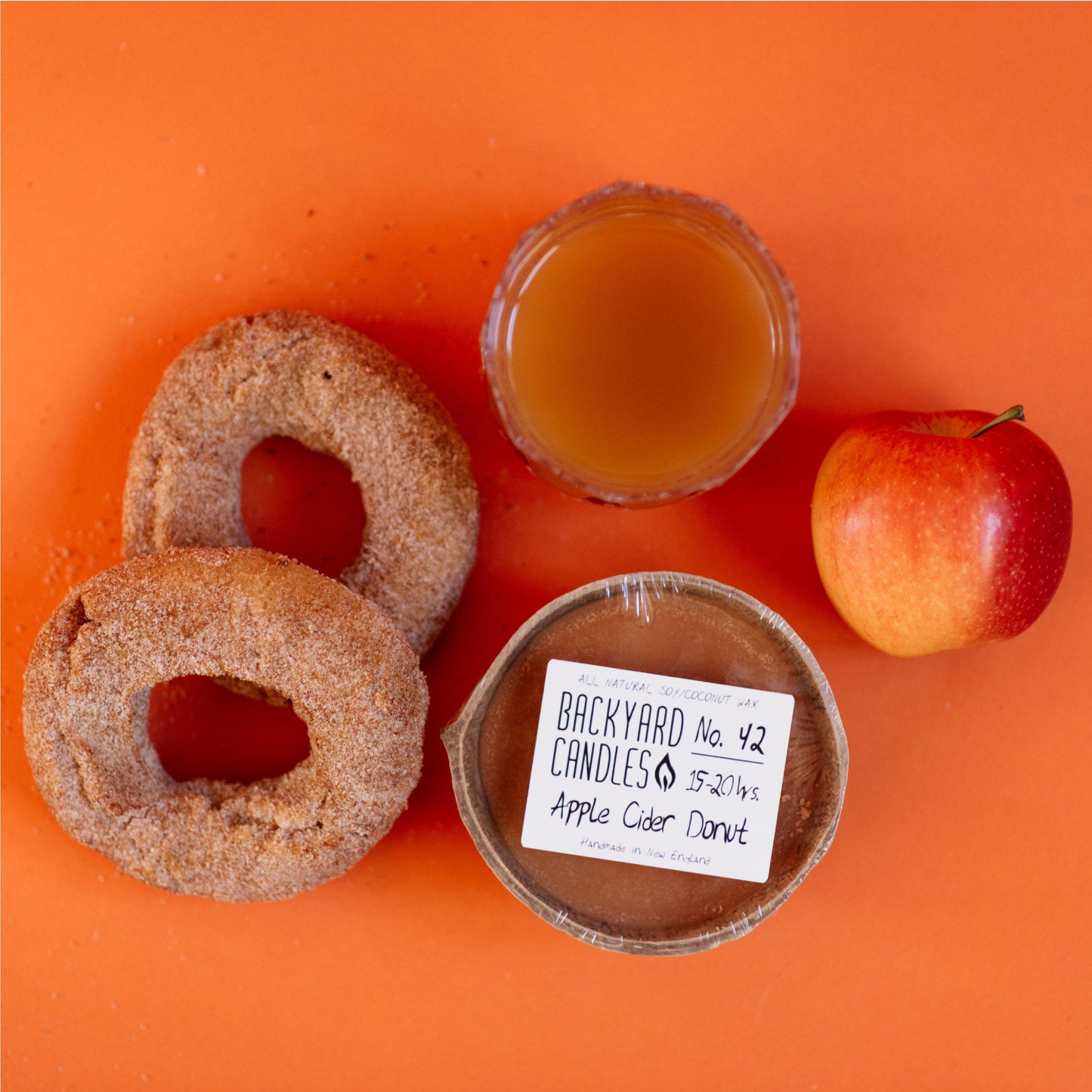 apple cider donut candle