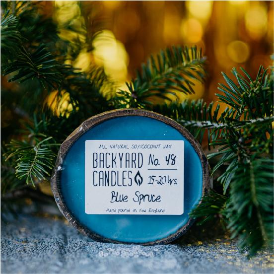 blue spruce candle scent