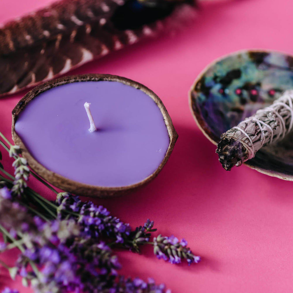 
                      
                        lavender and sage candle
                      
                    