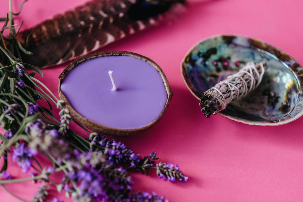 
                  
                    lavender and sage candle
                  
                