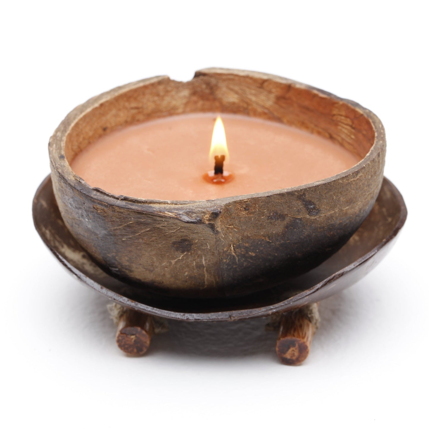 coconut candle tray
